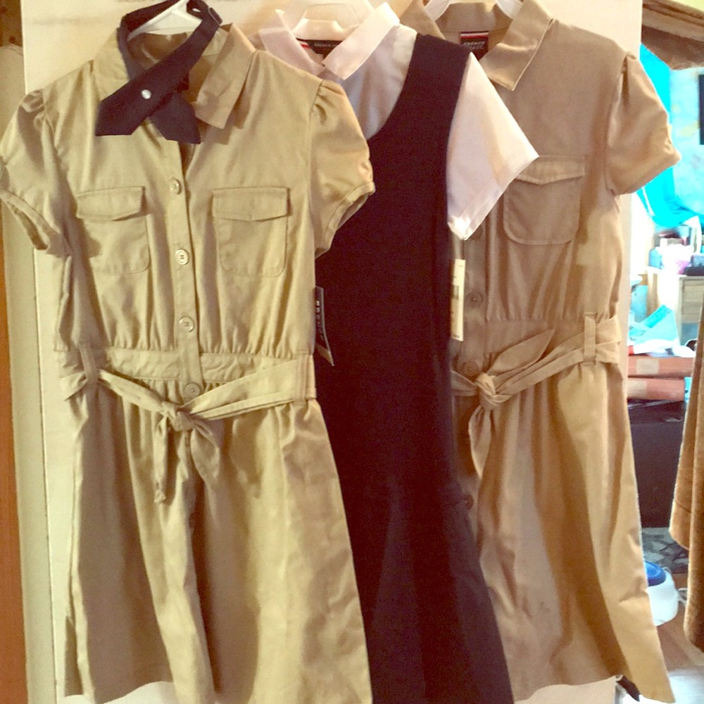 French toast girls uniform dress bundle